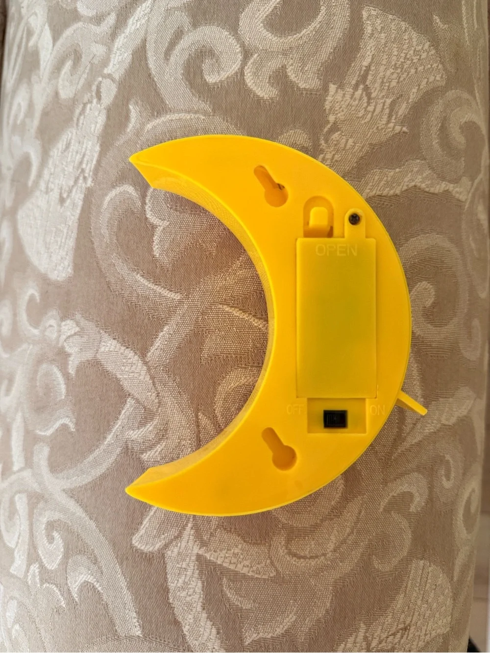 IKEA Yellow Crescent Moon Wall Light